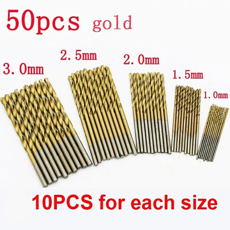 Titanium Power Drill Bits Set