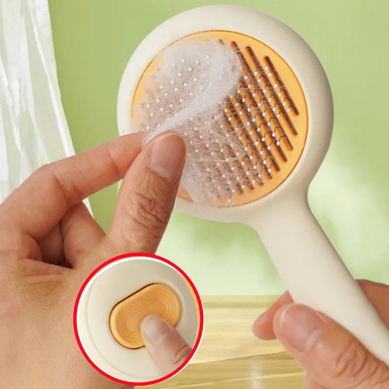 Easy-Clean Pet Hair Brush