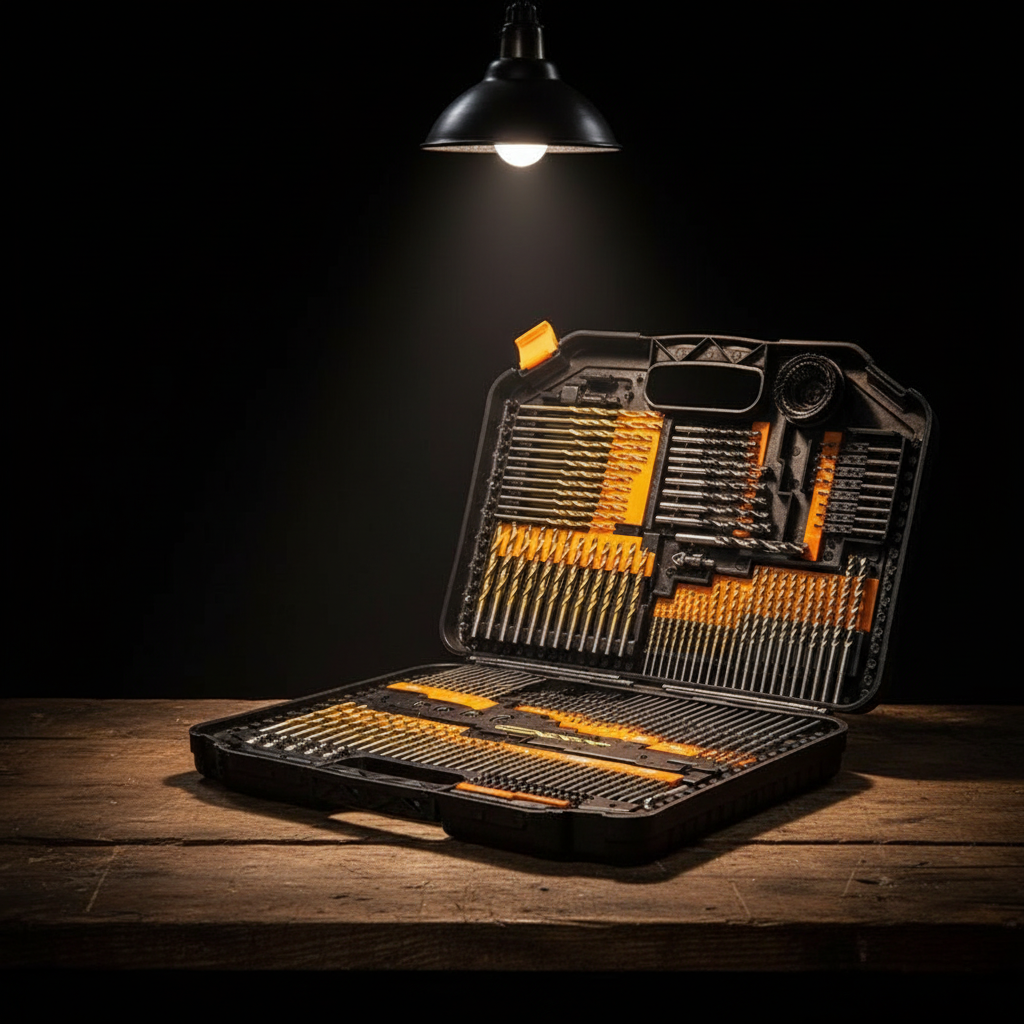 Titanium Power Drill Bits Set